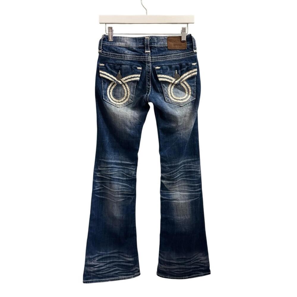 1177 Big Star Sweet Flare Jeans 25R western flap pockets excellent condition